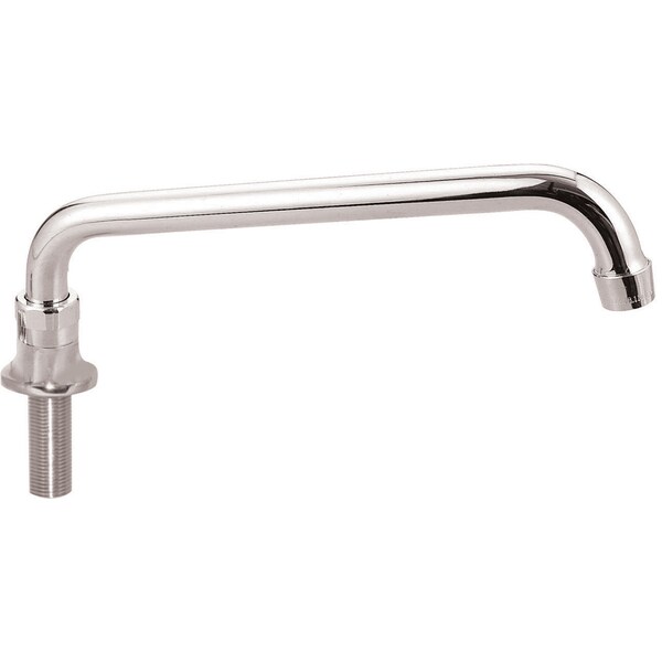 Bk Resources Faucet, Deck Mount Spout Base, 16" Swing-Swivel Spout BKF-DMB-16-G - main